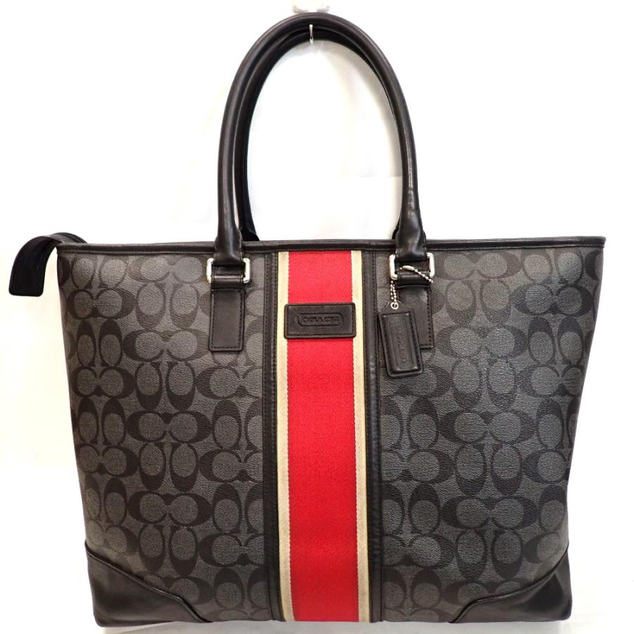 COACH（コーチ） Th592891 シグネチャー ストライイプ トートバッグ 