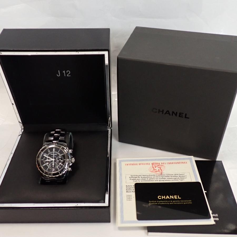 CHANEL（シャネル） Th679691 腕時計 J12 クロノグラフ H0940 ブラック 