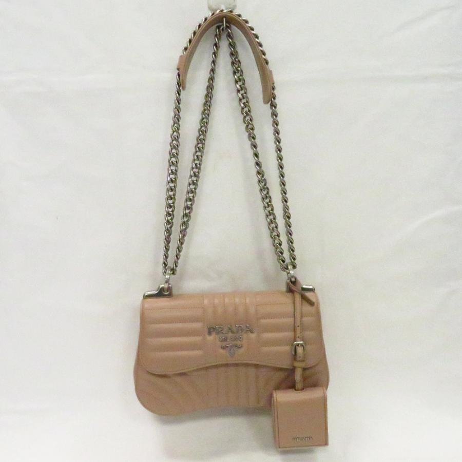 PRADA　ショルダーバッグ　革製 PRADA（プラダ） Th882711 チェーンショルダーバッグ 1BD201 本革
