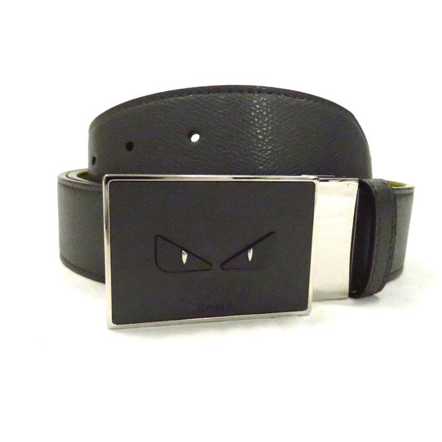 FENDI Th889212 フェンディ ベルト モンスター バックル リバーシブル 