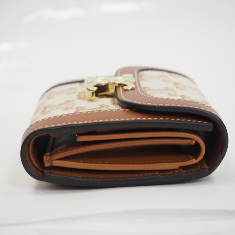 CELINE（セリーヌ） Th972534 スモール フラップウォレット トリオンフ