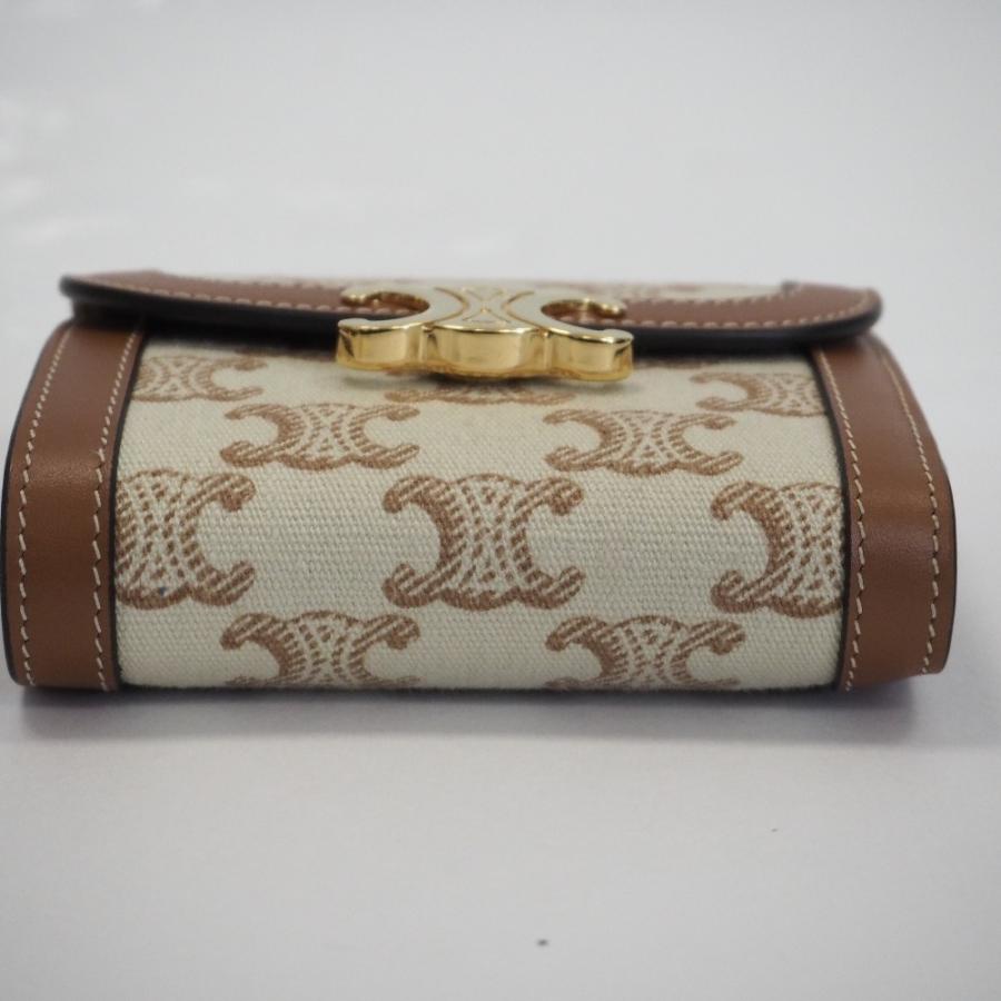 CELINE（セリーヌ） Th972534 スモール フラップウォレット トリオンフ