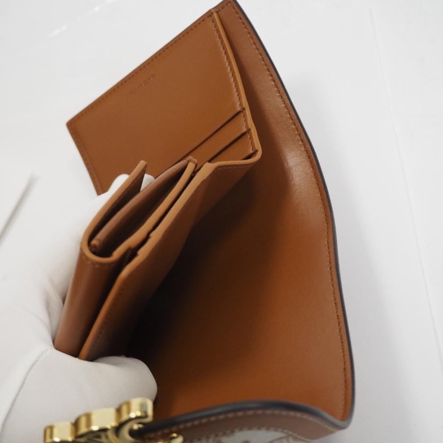 CELINE（セリーヌ） Th972534 スモール フラップウォレット トリオンフ