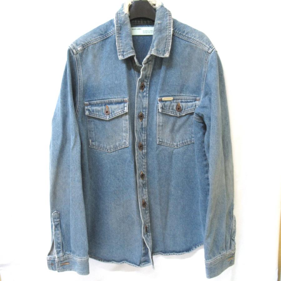Off-White デニムジャケット デニムシャツ ダメージデニム