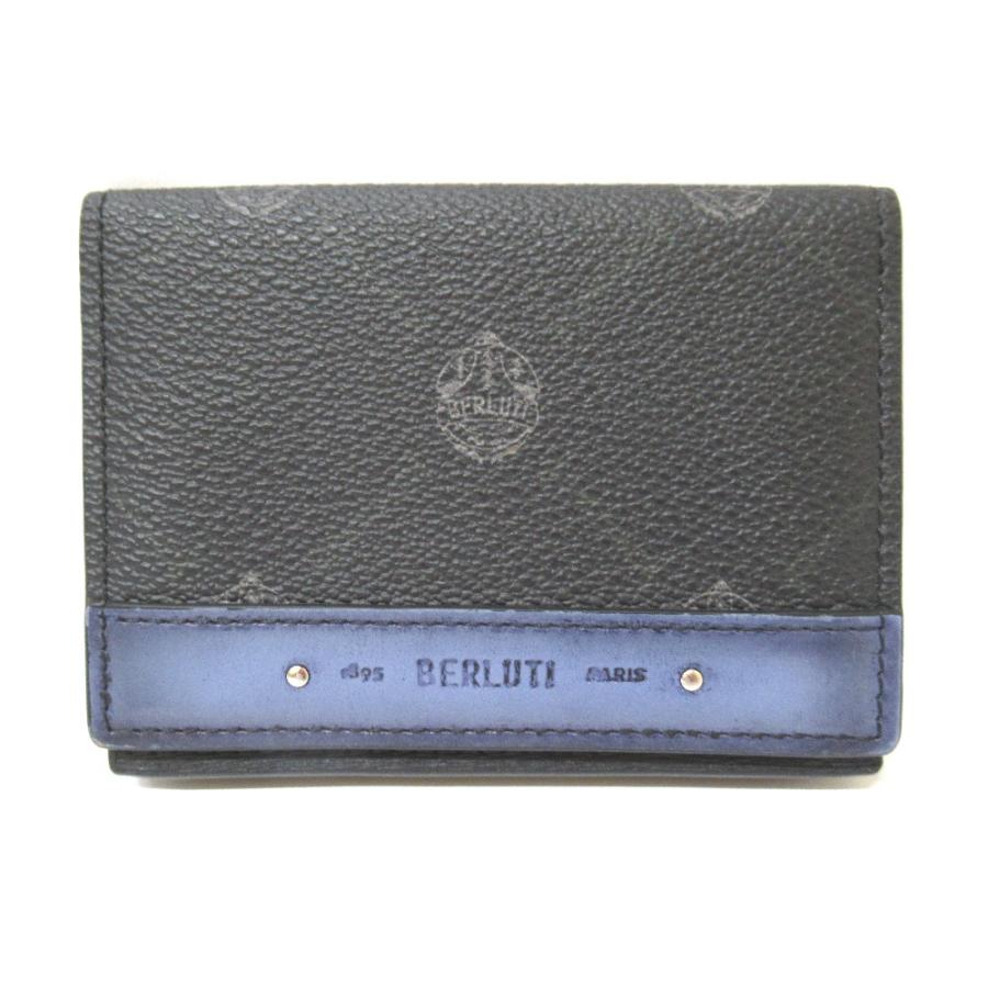 Tj293371 ベルルッティ Berluti 名刺入れ カードケース ブラック