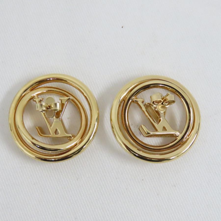 Louis Vuitton ゴールドロゴピアス ルイヴィトン ピアス レディース LOUIS VUITTON ピアス・LV アイ