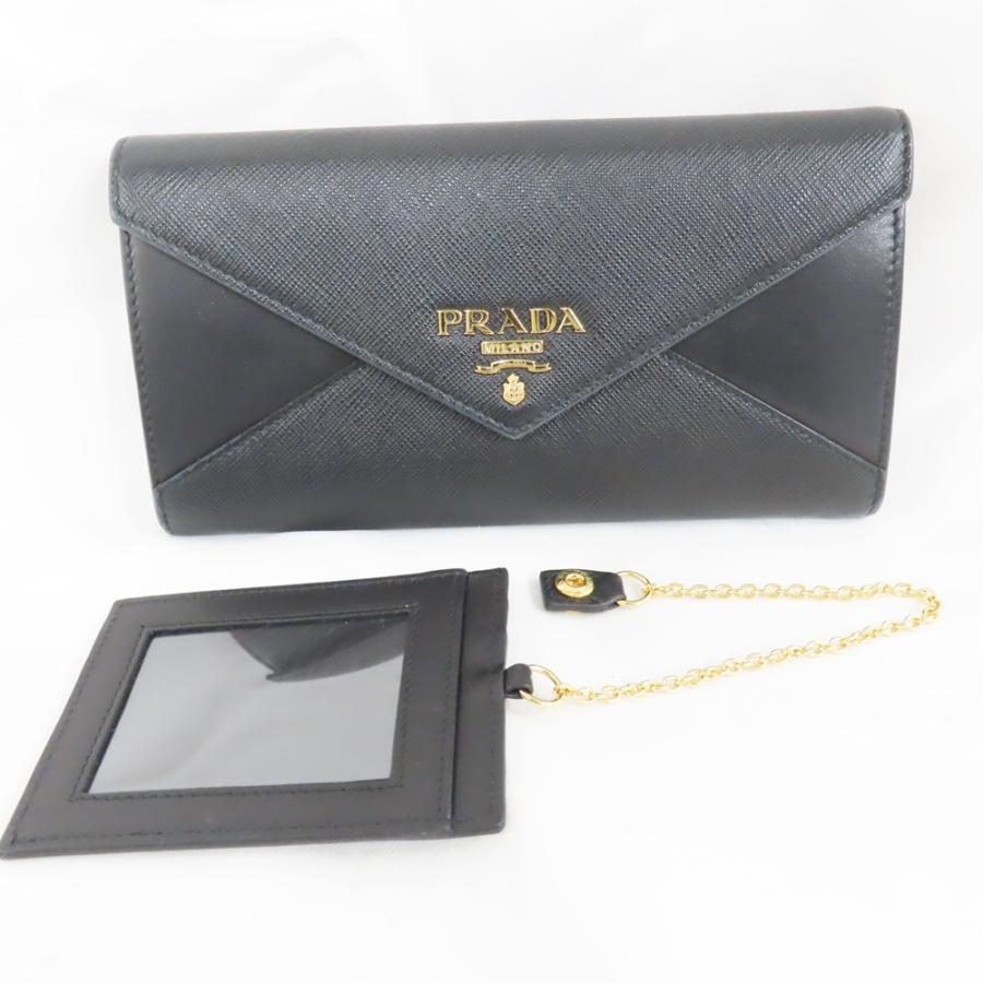 PRADA Ts786811 プラダ 長財布 サフィアーノ 1MH037 レディース 黒  