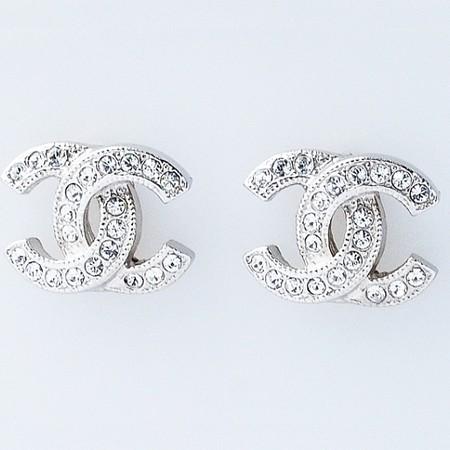 ◇ミウラ◇ シャネル CHANEL ココマーク ラインストーン ピアス F19V 