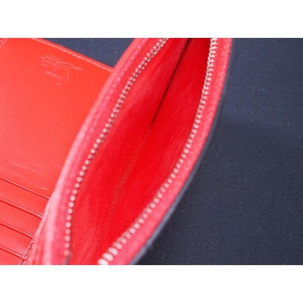 美品【希少】クリスチャンルブタン 三つ折り財布 ルビルゥ ネイビー