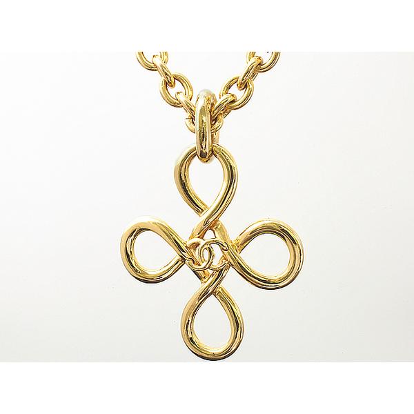 CHANEL ◇ミウラ◇ シャネル ココマーク クローバー ネックレス 93P  