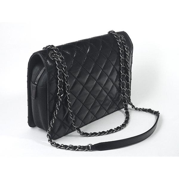 CHANEL シャネル【美品】チェーンショルダーバッグ ウール マトラッセ マトラッセ ◇ミウラ◇ シャネル CHANEL チェーン ショルダーバッグ