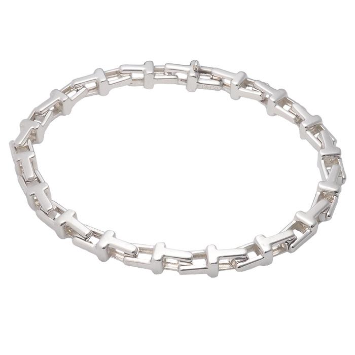 ◇ミウラ◇ ティファニー TIFFANY&Co. Tナロー チェーンブレスレット 