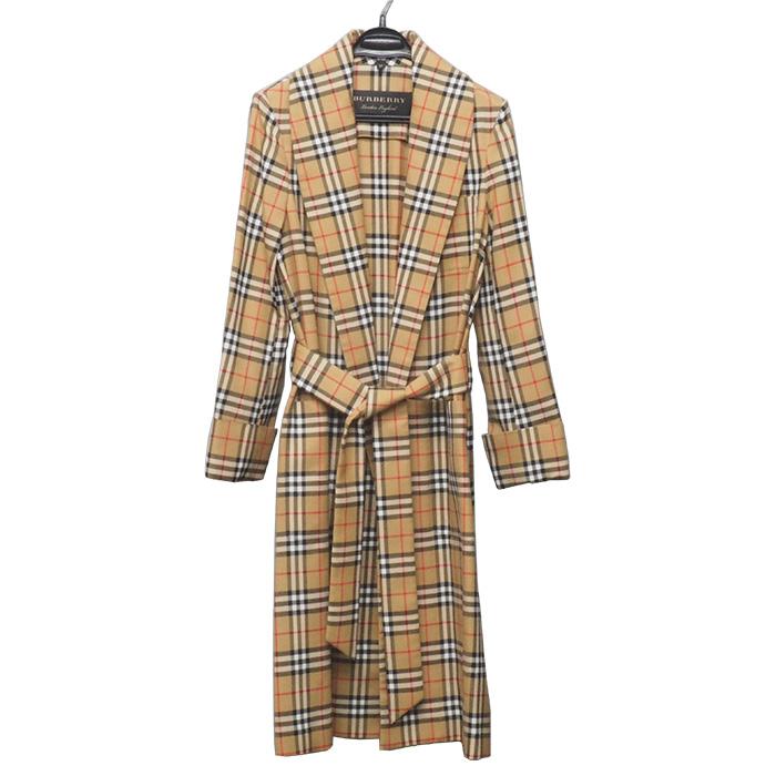 ◇ミウラ◇ バーバリー BURBERRY ヴィンテージチェック ガウン コート 