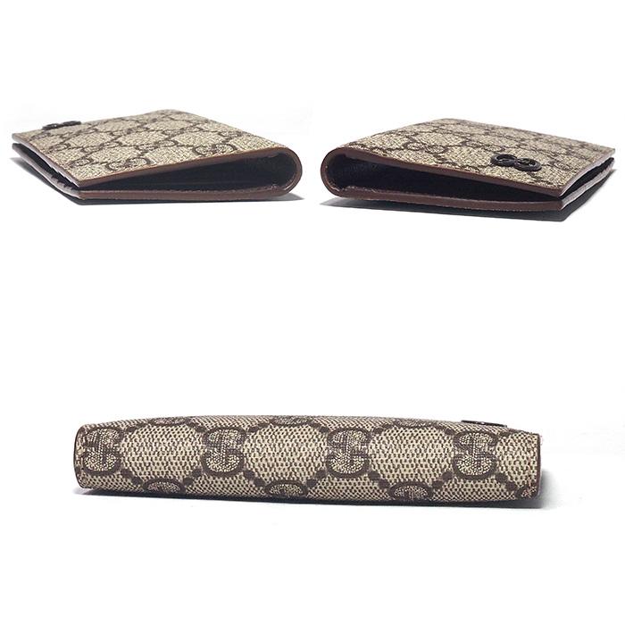 グッチ GUCCI GGスプリーム カードケース 768249 ベージュ ブラウン GUCCI GG Supreme Card Case 768249 Beige Brown | eBay