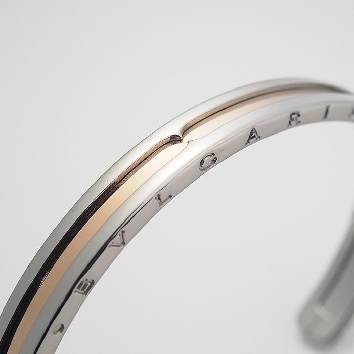 ◇ミウラ◇ ブルガリ BVLGARI ビーゼロワン Sサイズ オープン バングル