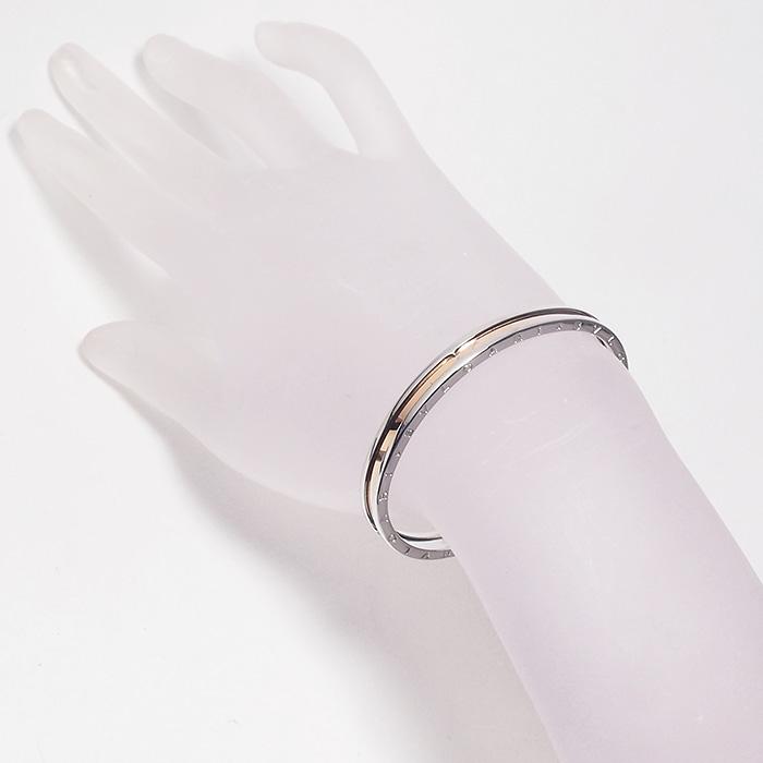 ◇ミウラ◇ ブルガリ BVLGARI ビーゼロワン Sサイズ オープン バングル