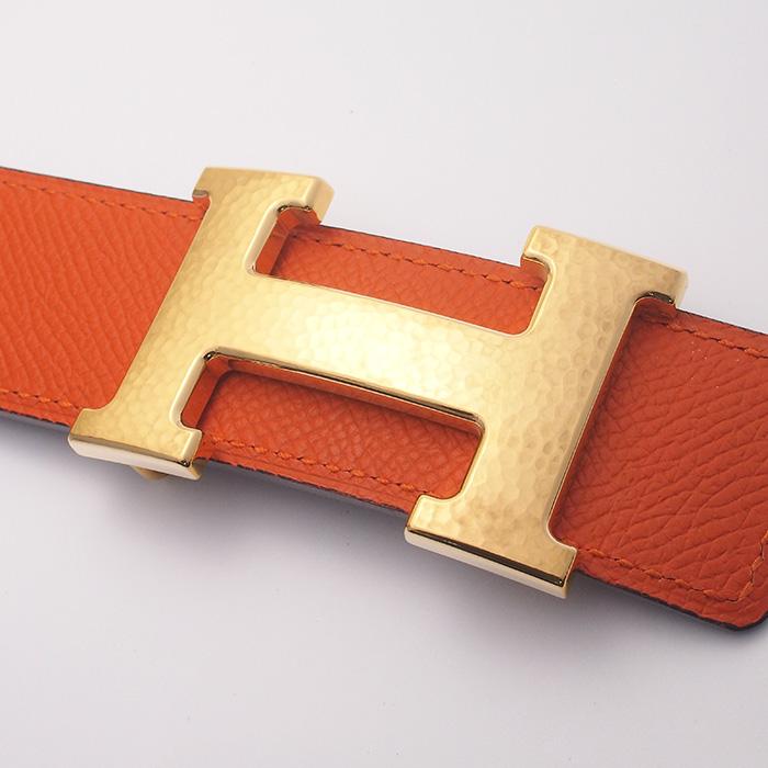 ◇ミウラ◇ エルメス HERMES コンスタンス Hバックル リバーシブル