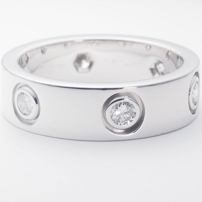◇ミウラ◇ カルティエ Cartier フルダイヤモンド ラブ リング #50 