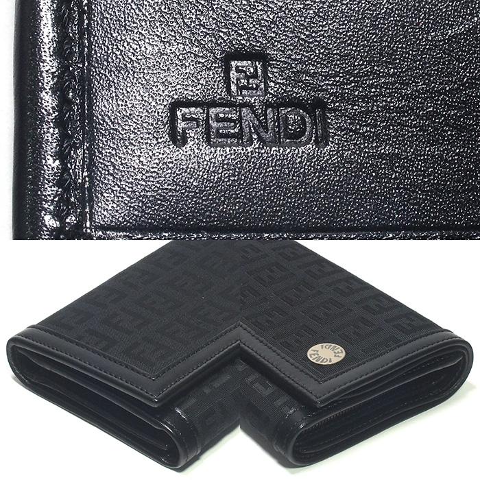 ◇ミウラ◇ フェンディ FENDI ズッキーノ 2つ折り財布 8M0029
