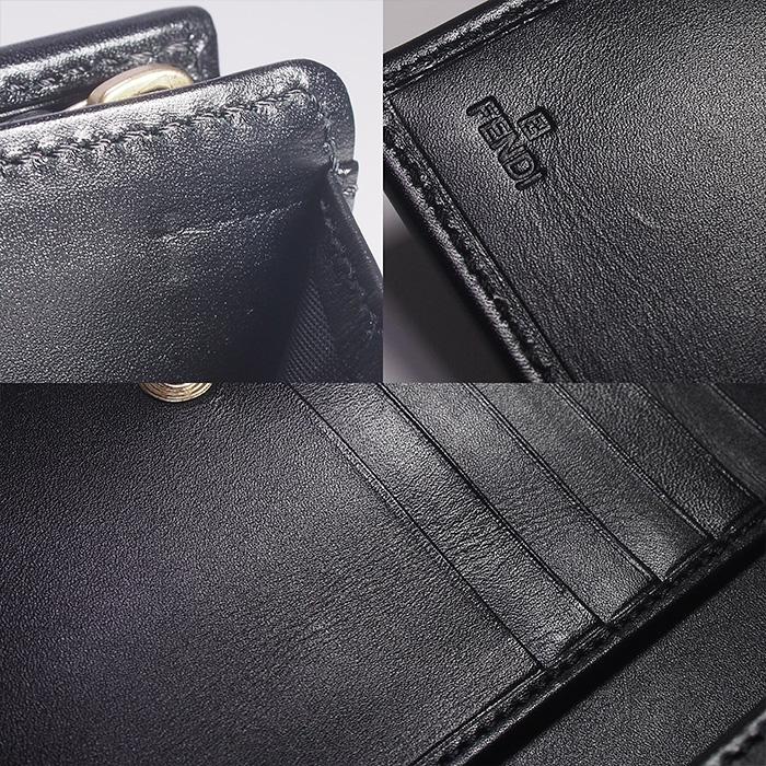 ◇ミウラ◇ フェンディ FENDI ズッキーノ 2つ折り財布 8M0029