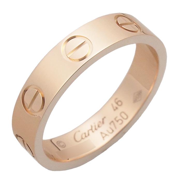 ◇ミウラ◇ カルティエ Cartier ミニ ラブ リング スモールモデル 
