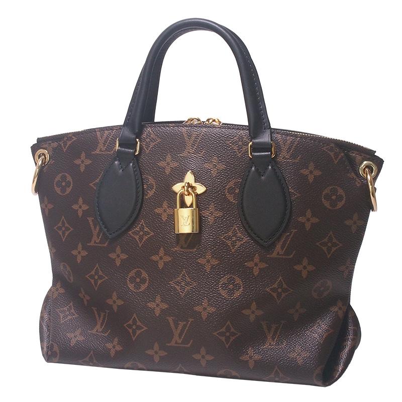 ◇ミウラ◇ ルイ・ヴィトン LOUIS VUITTON フラワー ジップド トート