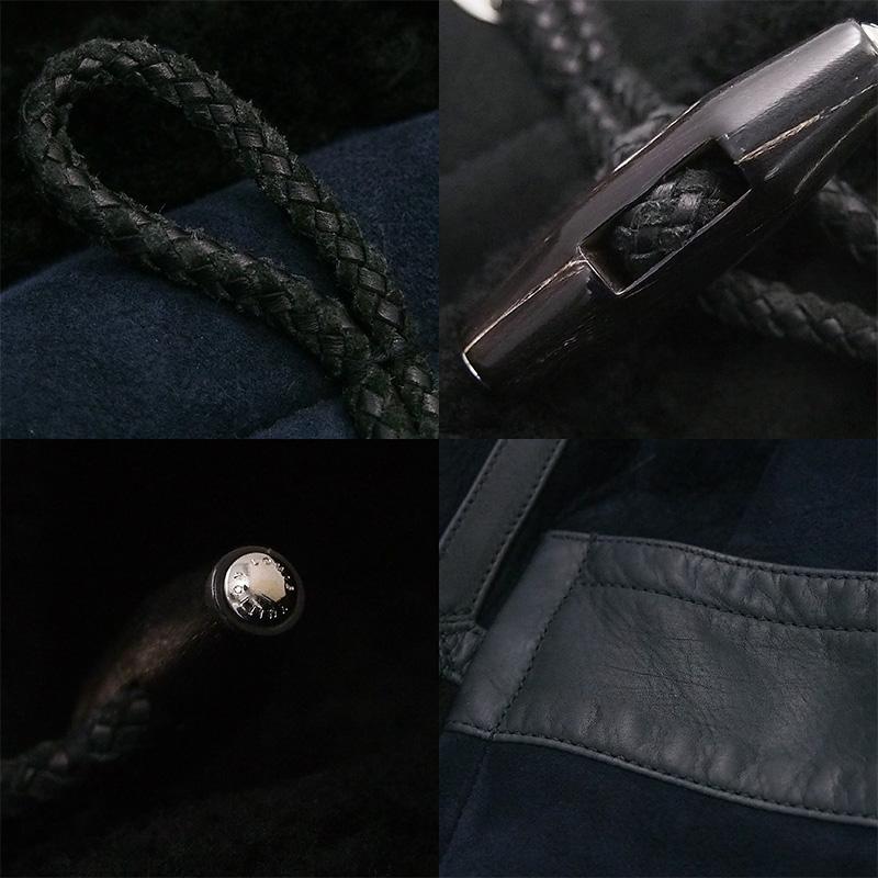 ◆ミウラ◆ ルイ・ヴィトン LOUIS VUITTON ムートン バックスキン ダッフルコートの画像
