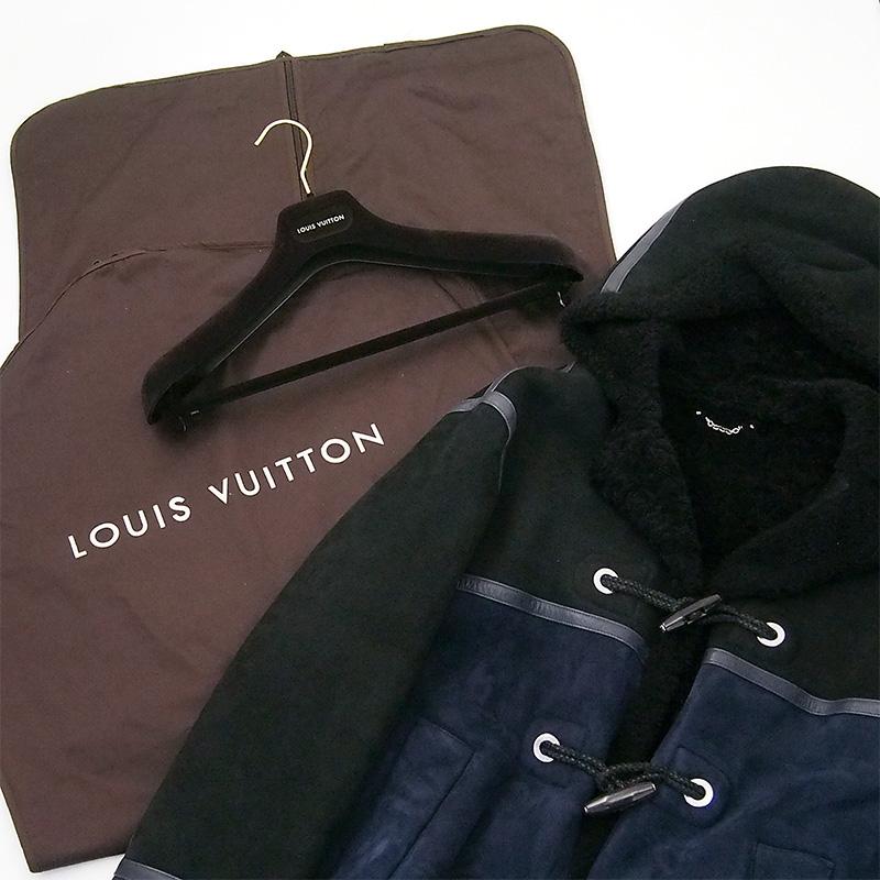 ◆ミウラ◆ ルイ・ヴィトン LOUIS VUITTON ムートン バックスキン ダッフルコートの画像