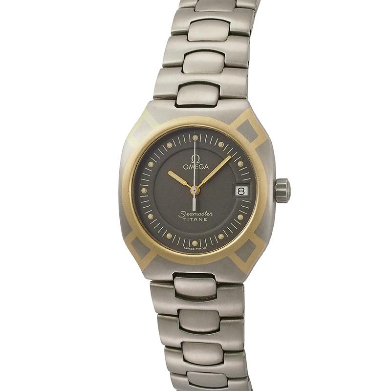 ◇ミウラ◇ オメガ OMEGA シーマスター ポラリス チタン クオーツ 120M