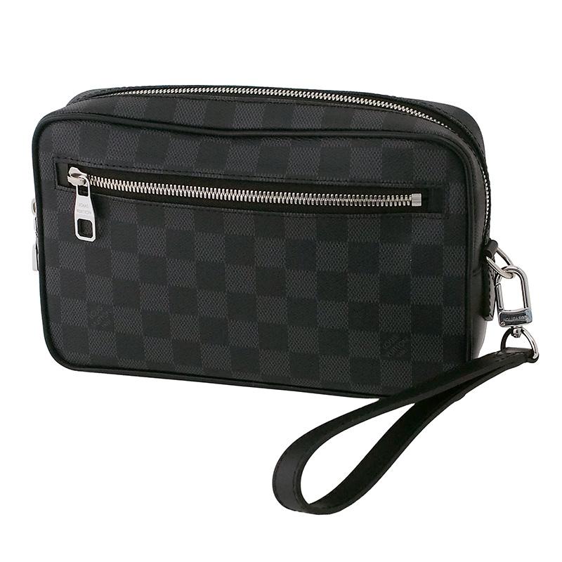 ルイヴィトン LOUIS VUITTON ポシェット ダミエグラフィット ポシェットカサイ N41664 ブラック ◇ミウラ◇ ルイ・ヴィトン LOUIS VUITTON ポシェット・カサイ ダミエ