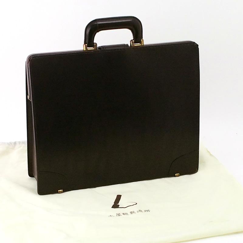 土屋鞄 ダレスバッグ レザー ブラック 黒 ビジネスバッグ ゴールド金具 ◇ミウラ◇ 土屋鞄 ダレスバッグ レザー ブラック 黒 ビジネスバッグ