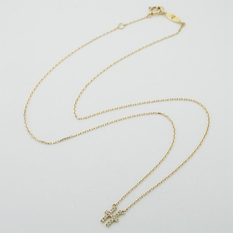 ◇ミウラ◇ アーカー AHKAH ダイヤモンド/0.07cct ネックレス K18YG 