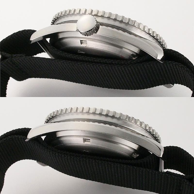 ◆ミウラ◆ ナバルウォッチ NAVAL WATCH ロイヤル ミリタリー ダイバー ミリタリーウォッチ MIL.-05B SV/BK 新品の画像