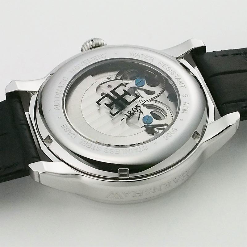 ◆ミウラ◆ アーンショウ EARNSHAW LONGITUDE サン＆ムーン デュアルタイムSS 自動巻 メンズ ES-8006-01の画像