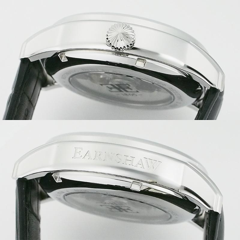 ◆ミウラ◆ アーンショウ EARNSHAW LONGITUDE サン＆ムーン デュアルタイムSS 自動巻 メンズ ES-8006-01の画像