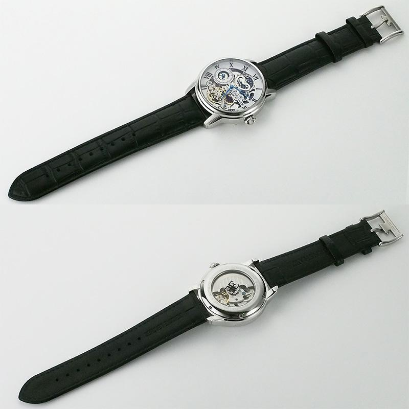 ◆ミウラ◆ アーンショウ EARNSHAW LONGITUDE サン＆ムーン デュアルタイムSS 自動巻 メンズ ES-8006-01の画像