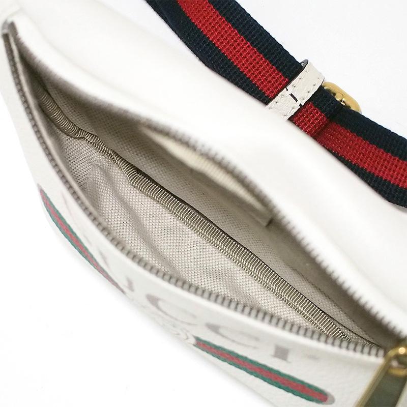 ◇ミウラ◇ グッチ GUCCI ロゴプリント シェリーライン ボディ