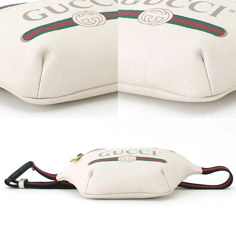 ◇ミウラ◇ グッチ GUCCI ロゴプリント シェリーライン ボディ