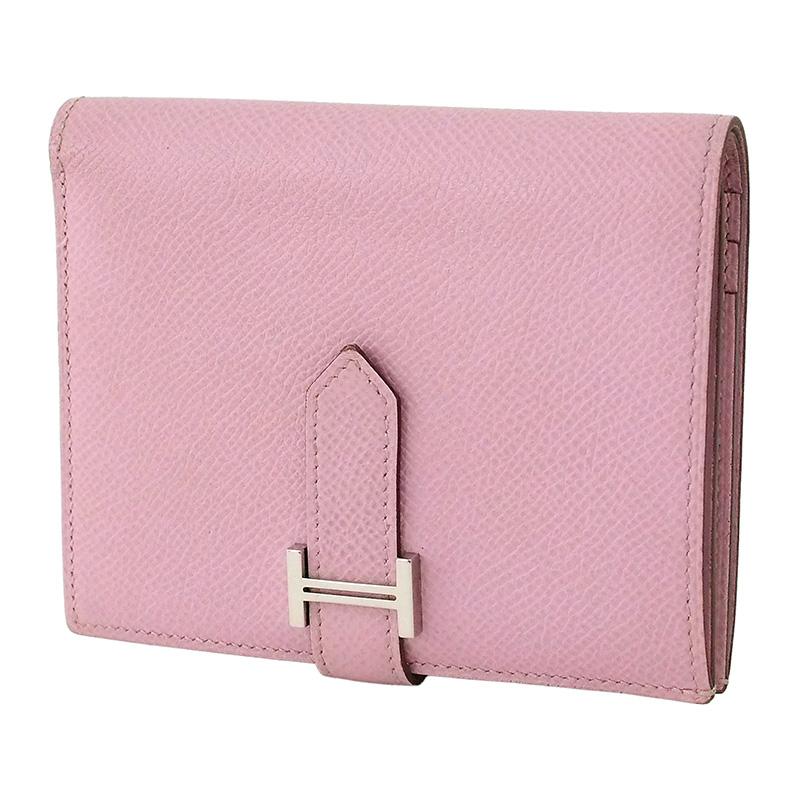 【美品】HERMES ベアンコンパクト U刻印2022年製 ◇ミウラ◇ エルメス HERMES ベアン コンパクト ヴォーエプソン U刻印