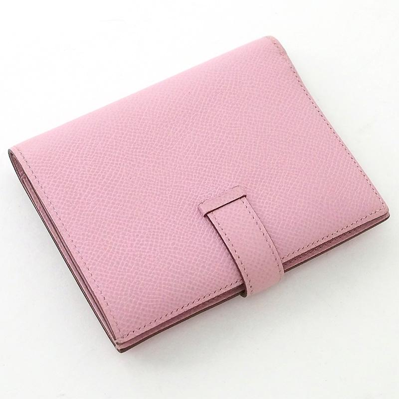 ◇ミウラ◇ エルメス HERMES ベアン コンパクト ヴォーエプソン U刻印