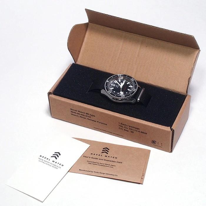 ◆ミウラ◆ ナバルウォッチ NAVAL WATCH ロイヤル ミリタリー ダイバー ミリタリーウォッチ 自動巻 Mil.-05A SV/BKの画像