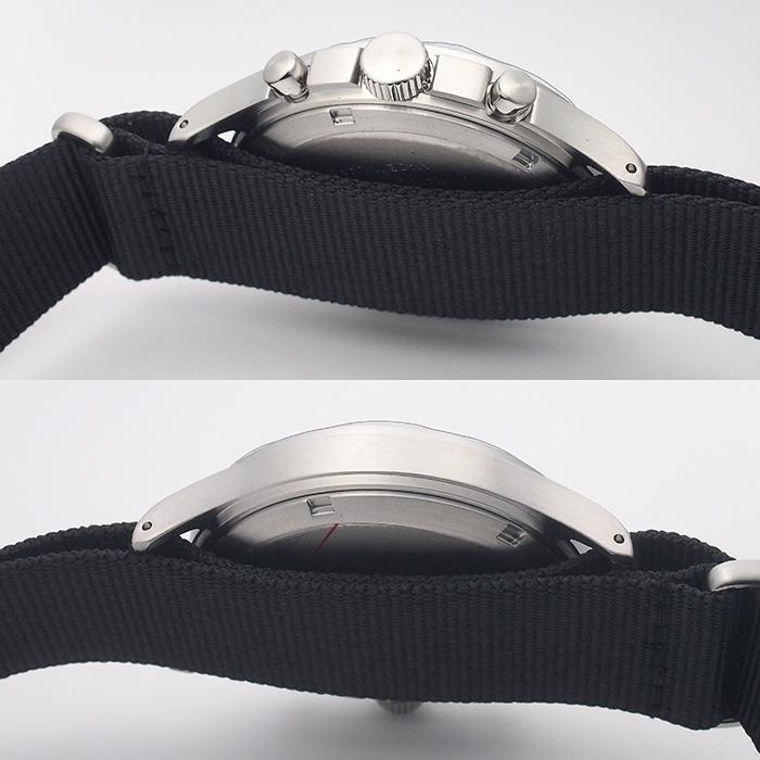 ◆ミウラ◆ ナバルウォッチ NAVAL WATCH ブリティッシュ ロイヤル エアフォース クロノグラフ ブラック クオーツ 新品 MIL.-07 SV/BKの画像