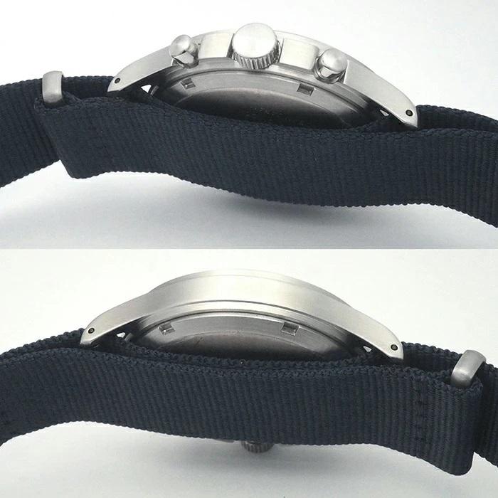 ◆ミウラ◆ ナバルウォッチ NAVAL WATCH ブリティッシュ ロイヤル エアフォース クロノグラフ ホワイト クオーツ 新品 MiL.-07 SV/WHの画像