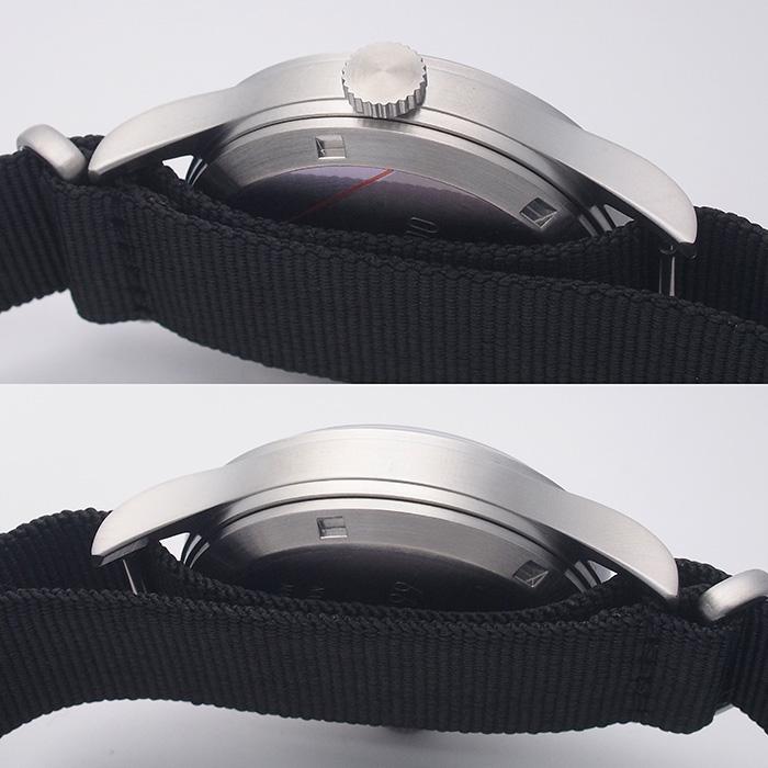 ◆ミウラ◆ ナバルウォッチ NAVAL WATCH ブリティッシュ ロイヤルアーミー ミリタリーウォッチ "W10" 自動巻 新品 MIL.-06 SV/BKの画像