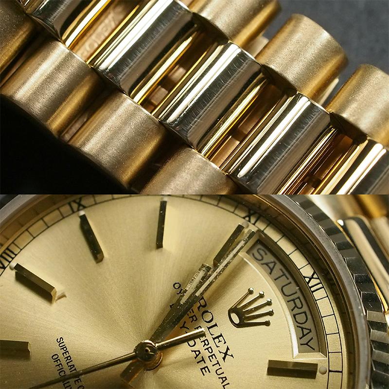 ◇ミウラ◇ ロレックス ROLEX デイデイト K18YG メンズ 自動巻 仕上/OH 