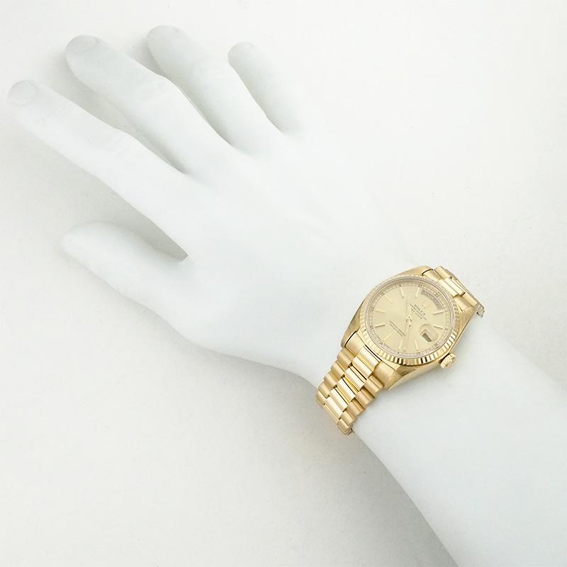 ◇ミウラ◇ ロレックス ROLEX デイデイト K18YG メンズ 自動巻 仕上/OH 