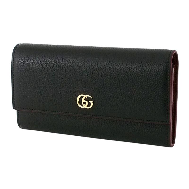 ご*✨様 GUCCI(グッチ) GGマーモント コンチネンタルウォレット 長財布 ◇ミウラ◇ グッチ GUCCI GG マーモント コンチネンタル ウォレット