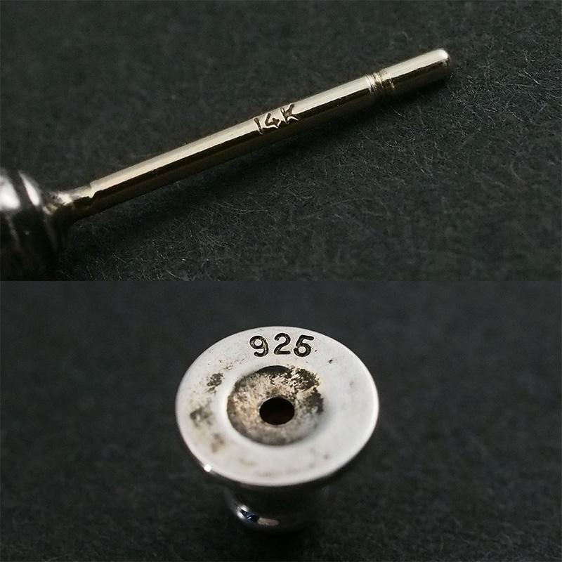 ◇ミウラ◇ クロムハーツ タイニーE CHプラス 3ドロップ ピアス SV925