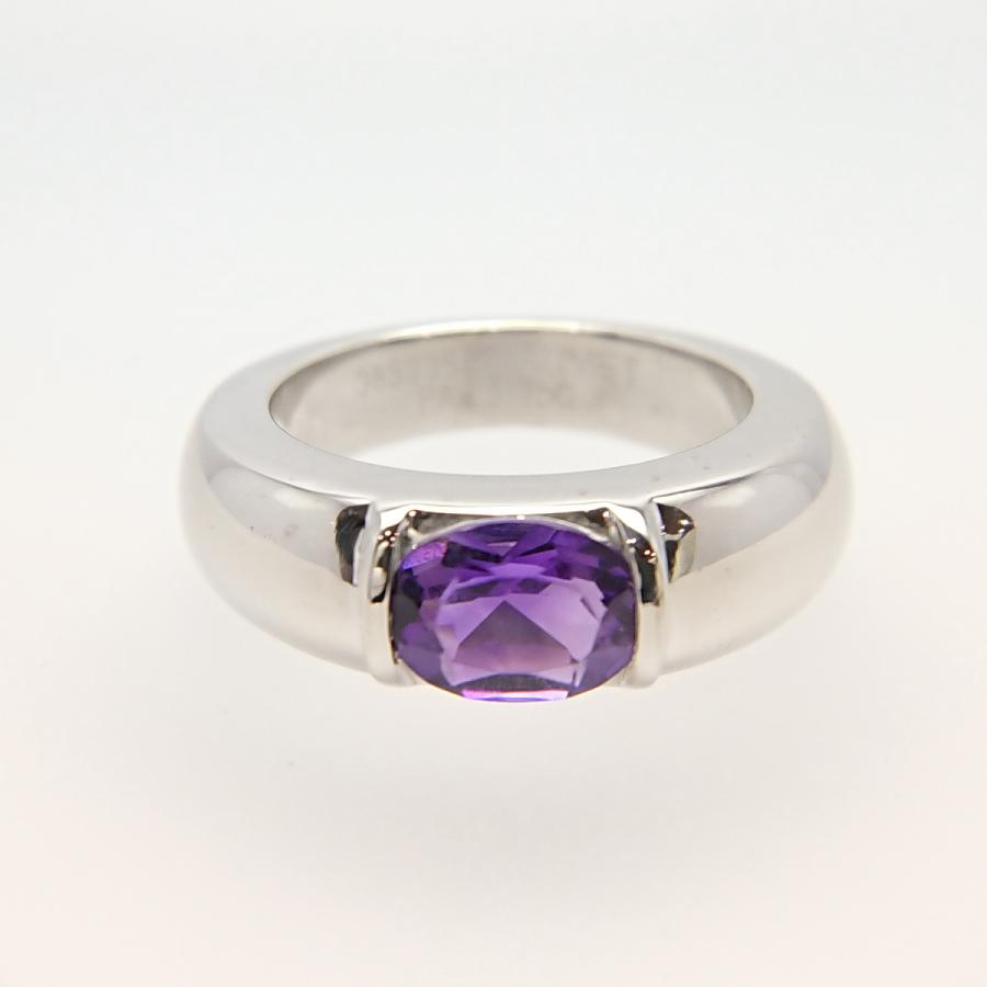 CHAUMET 【送料無料】ショーメ 750WG ジョイアリング アメジスト 10号  