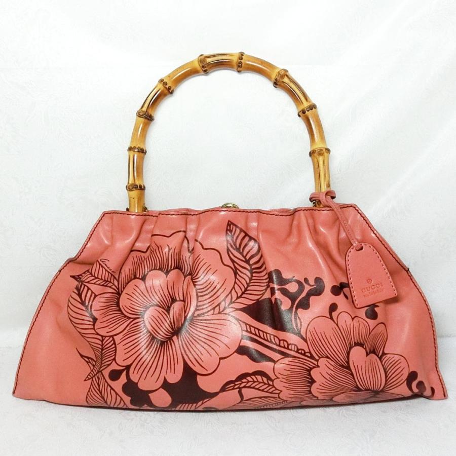 花柄ハンドバッグ　フラワー　GUCCI 花柄ハンドバッグフラワーGUCCI